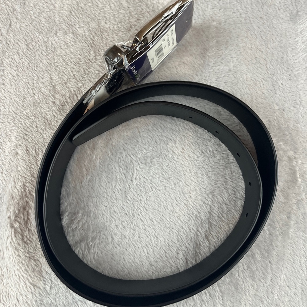 Paisley & Gray mens black leather belt size 36 5BT7507M